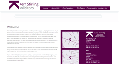 Desktop Screenshot of kerrstirling.co.uk