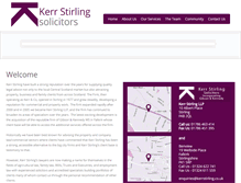 Tablet Screenshot of kerrstirling.co.uk